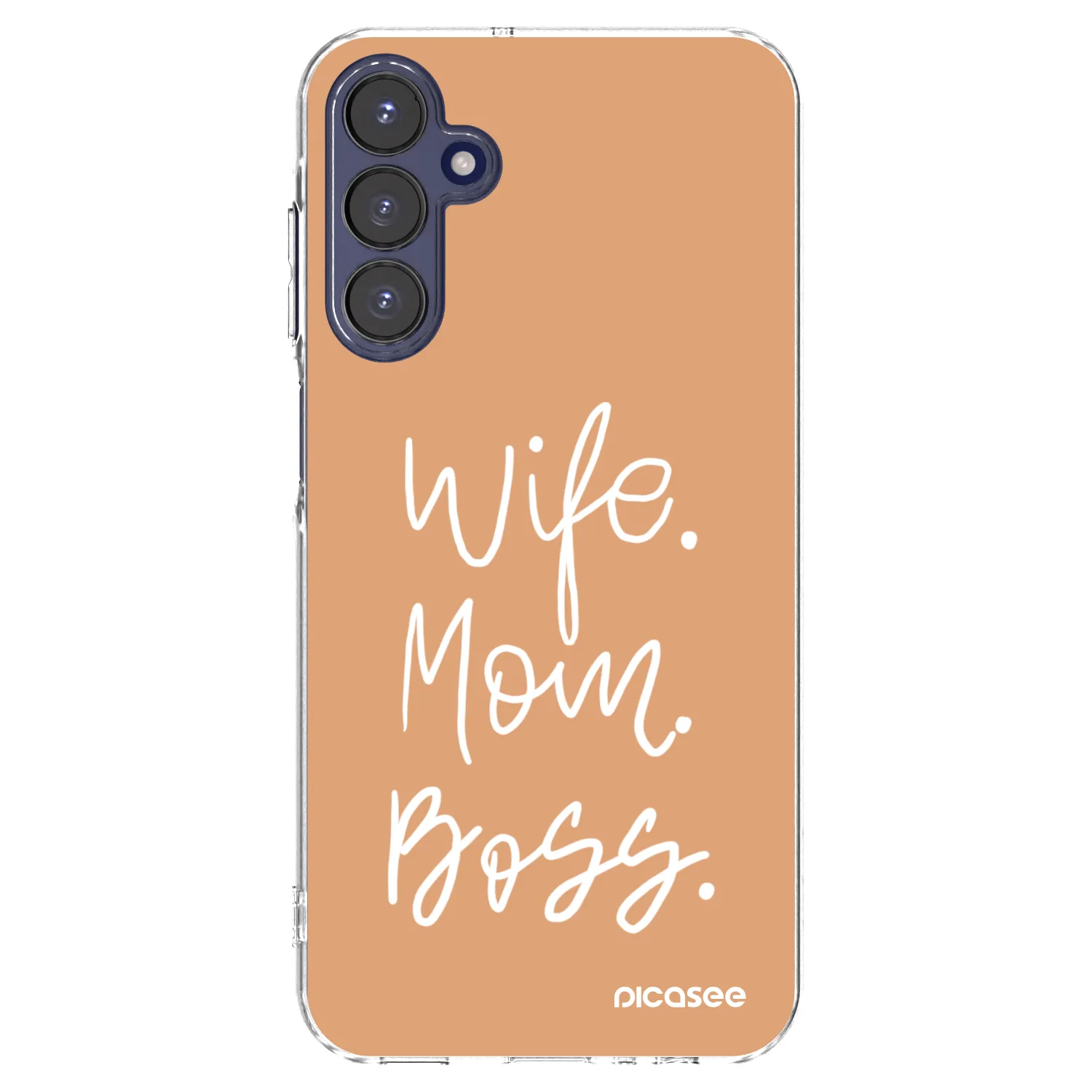 Picasee διαφανής θήκη σιλικόνης Samsung Galaxy A15 A155F 4G - Boss Mama