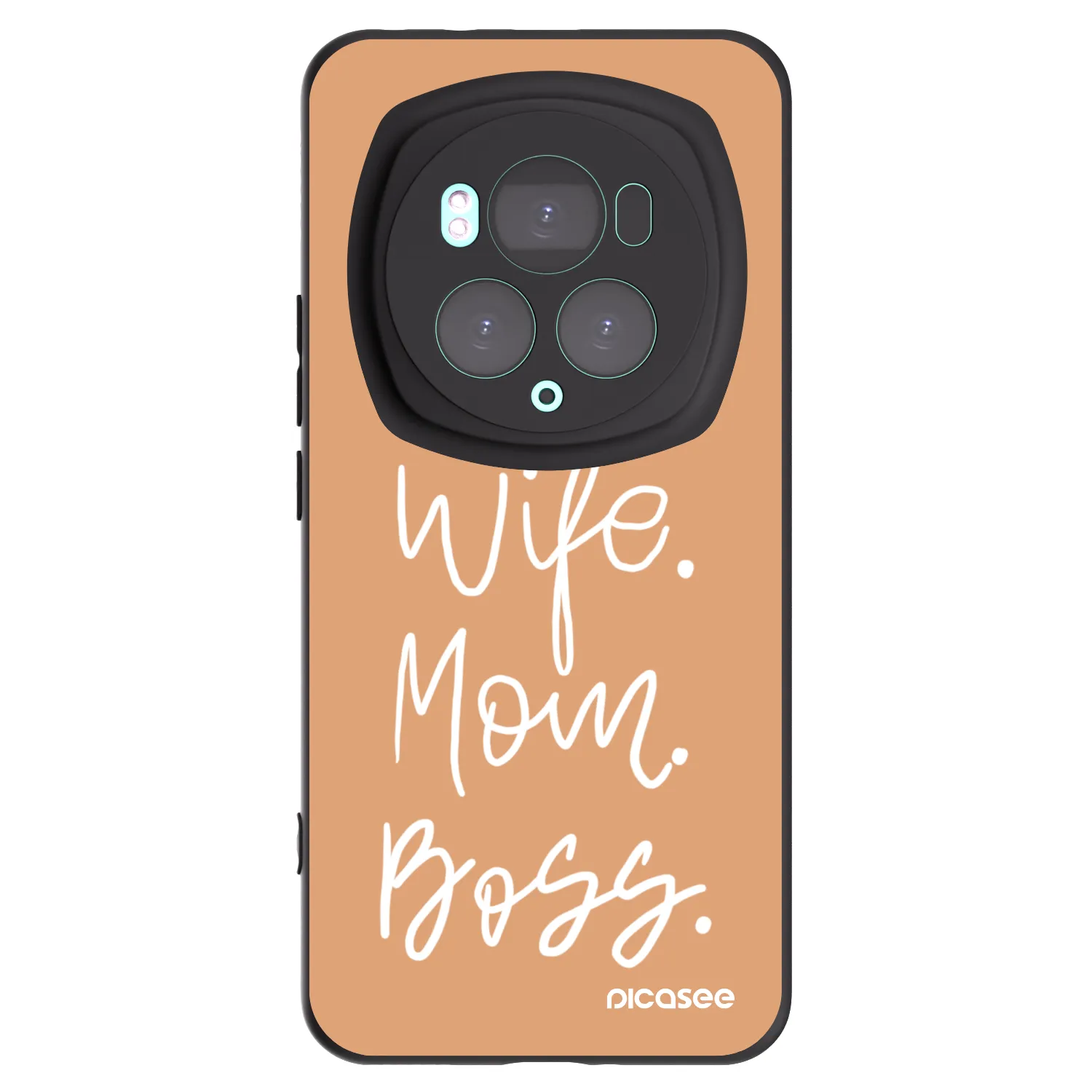 Picasee Μαύρη θήκη σιλικόνης για Honor Magic6 Pro - Boss Mama