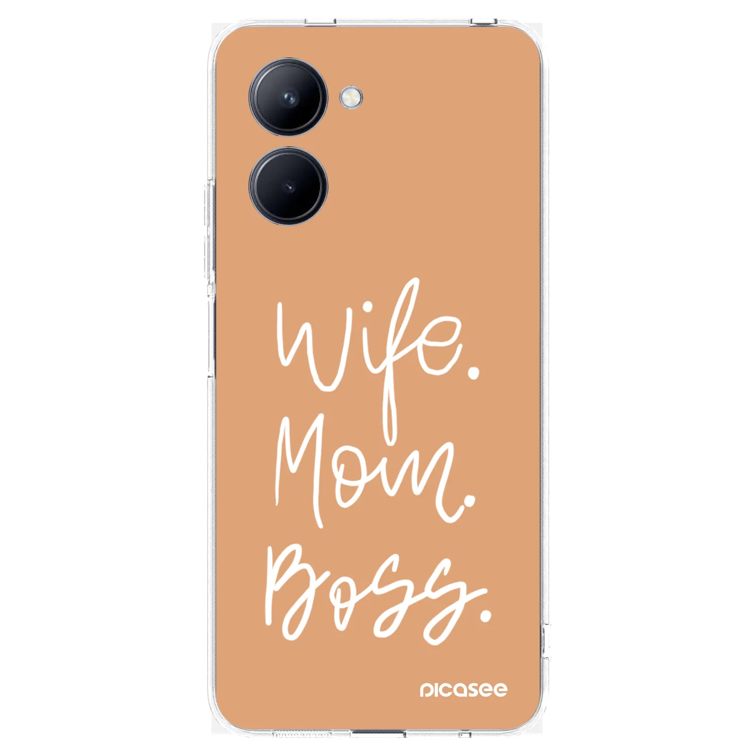 Picasee διαφανής θήκη σιλικόνης Realme C33 (2023) - Boss Mama