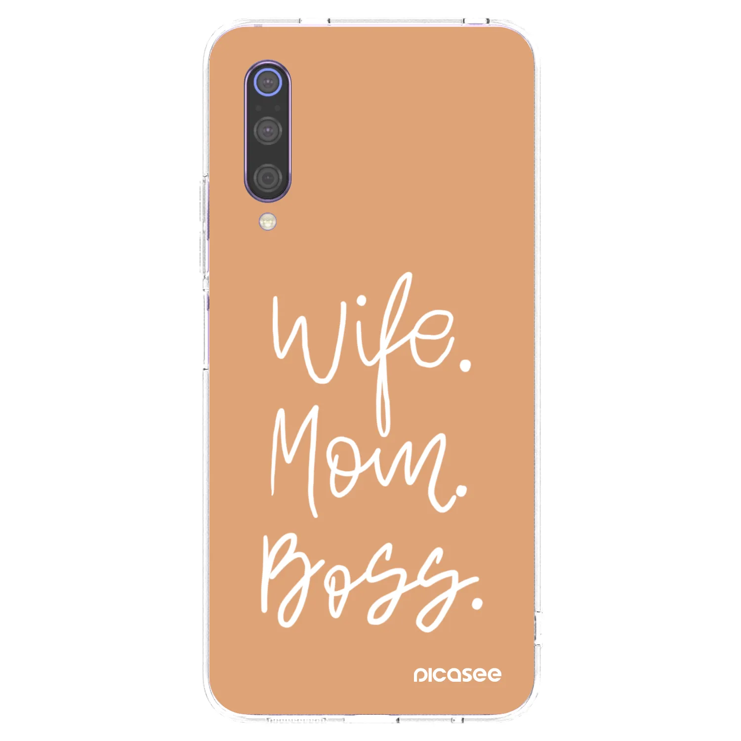 Picasee διαφανής θήκη σιλικόνης Xiaomi Mi 9 - Boss Mama