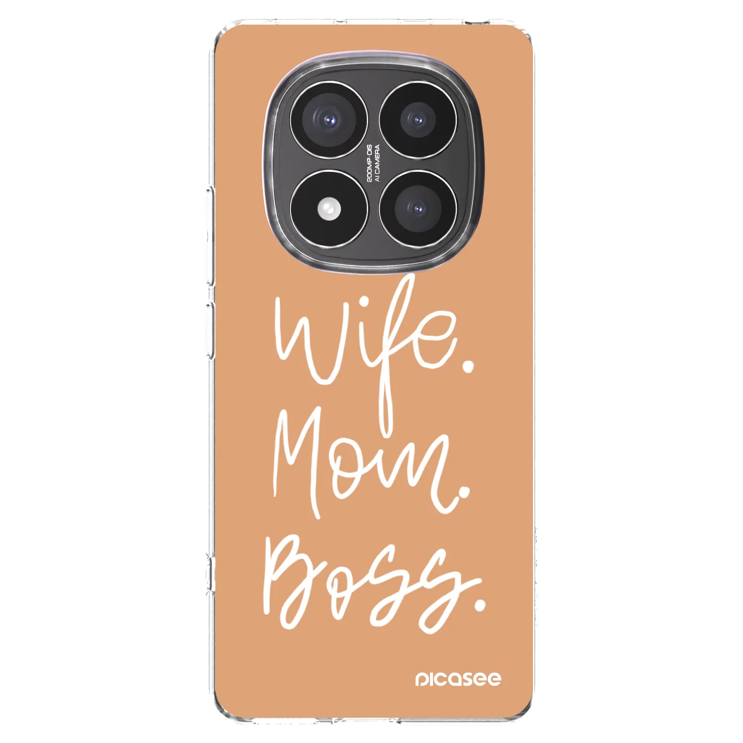 Picasee διαφανής θήκη σιλικόνης Xiaomi Redmi Note 14 Pro+ 5G - Boss Mama