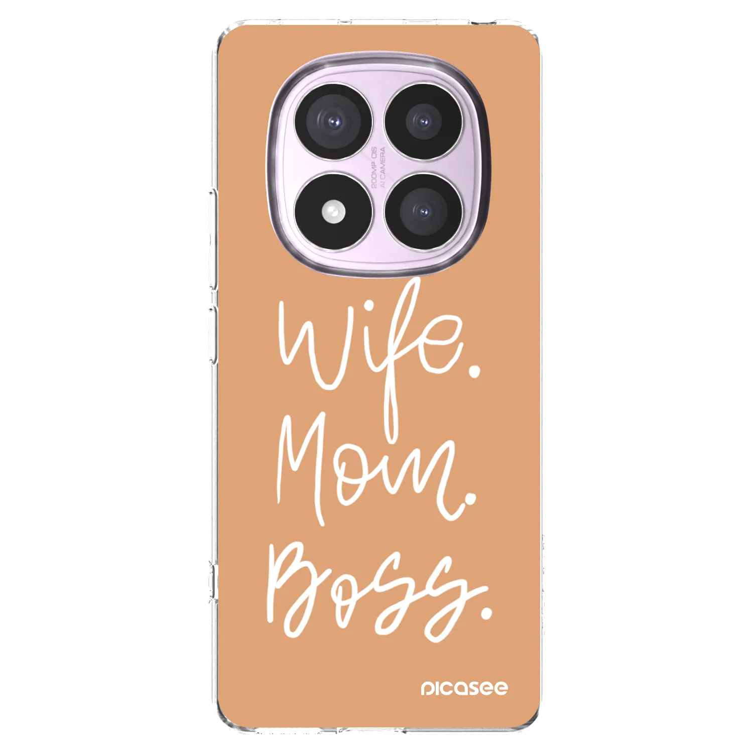 Picasee διαφανής θήκη σιλικόνης Xiaomi Redmi Note 14 Pro 5G - Boss Mama