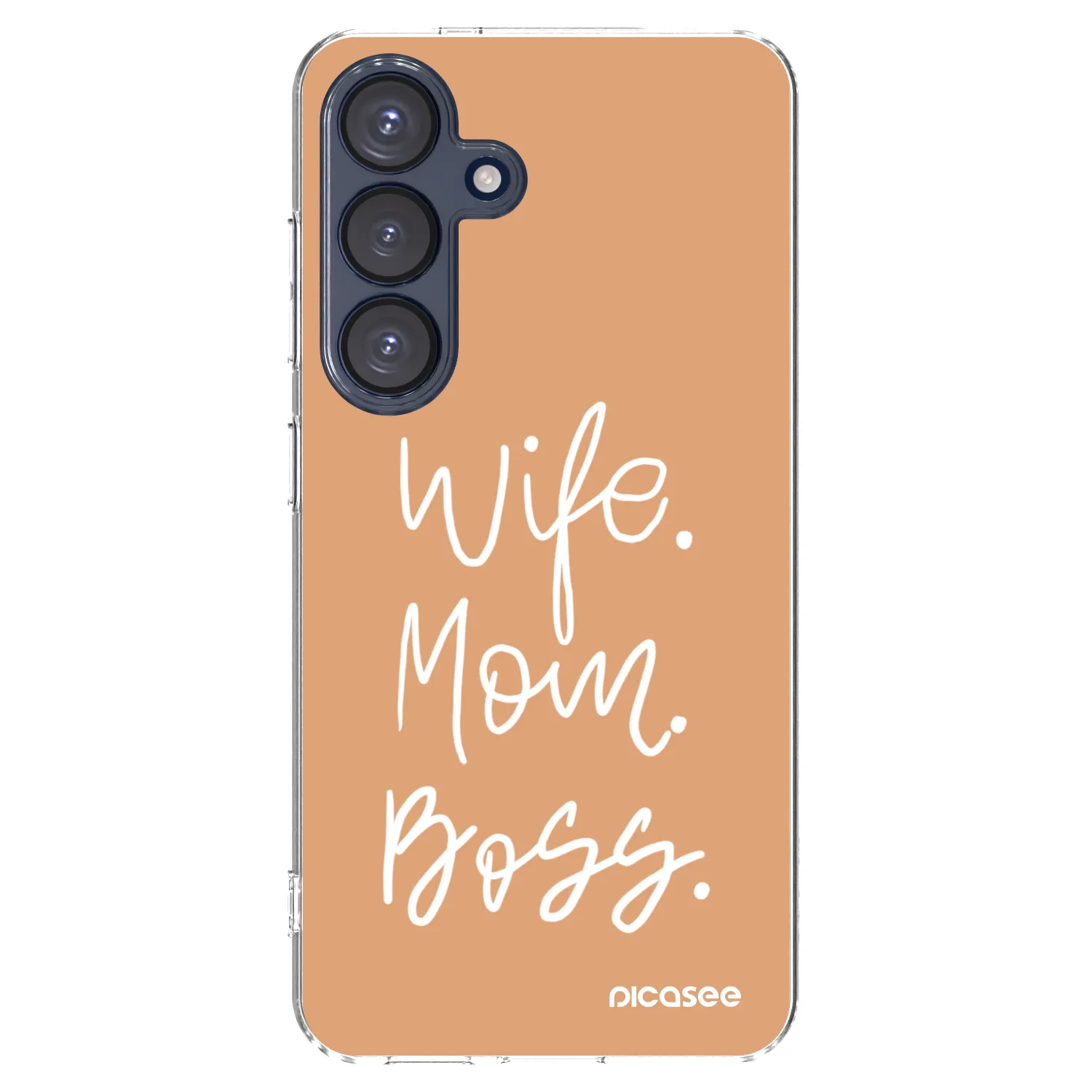 Picasee διαφανής θήκη σιλικόνης Samsung Galaxy S25 5G - Boss Mama