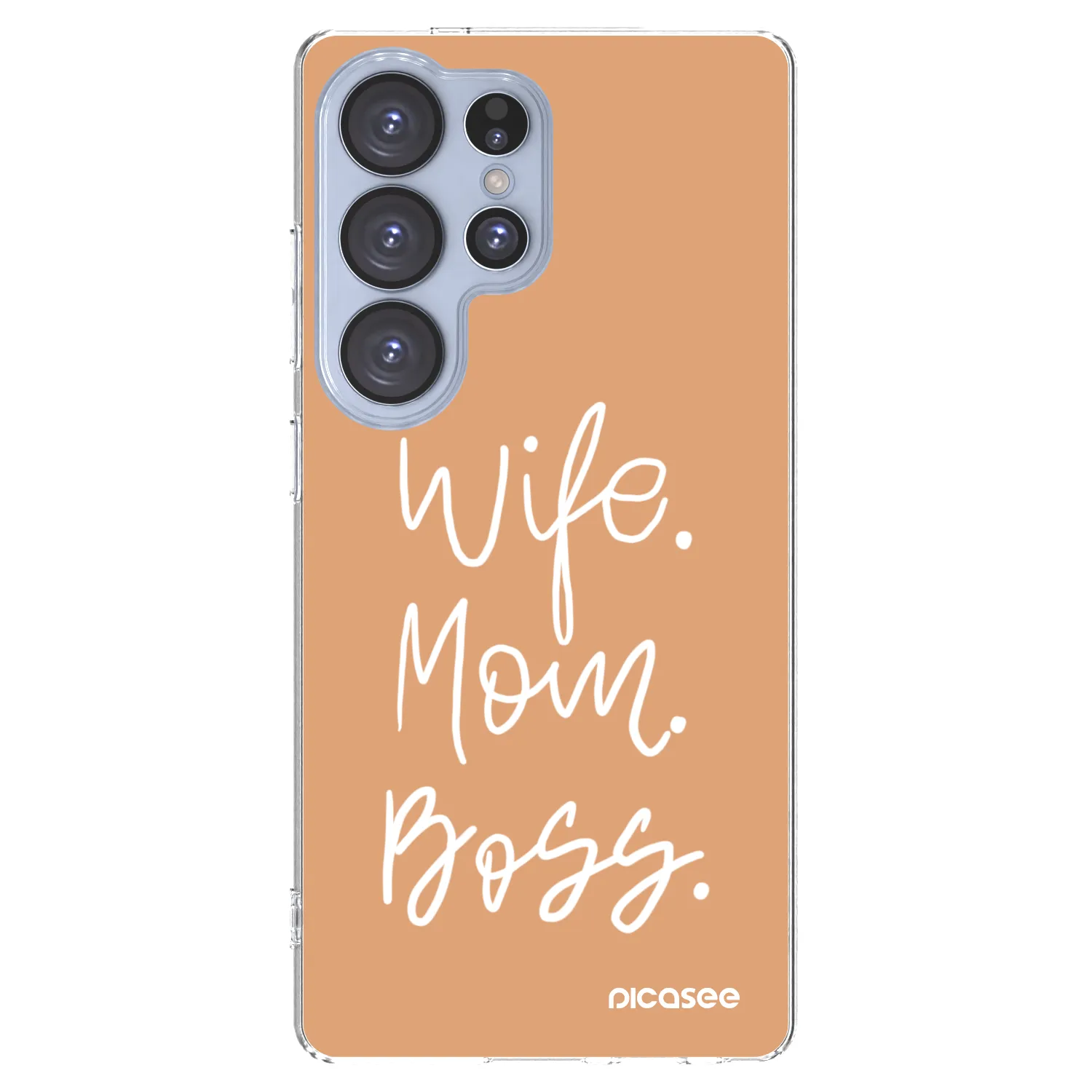 Picasee διαφανής θήκη σιλικόνης Samsung Galaxy S25 Ultra 5G - Boss Mama