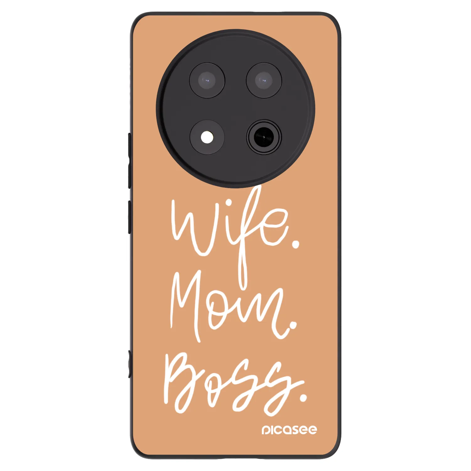 Picasee Μαύρη θήκη σιλικόνης για Honor Magic7 Lite 5G - Boss Mama