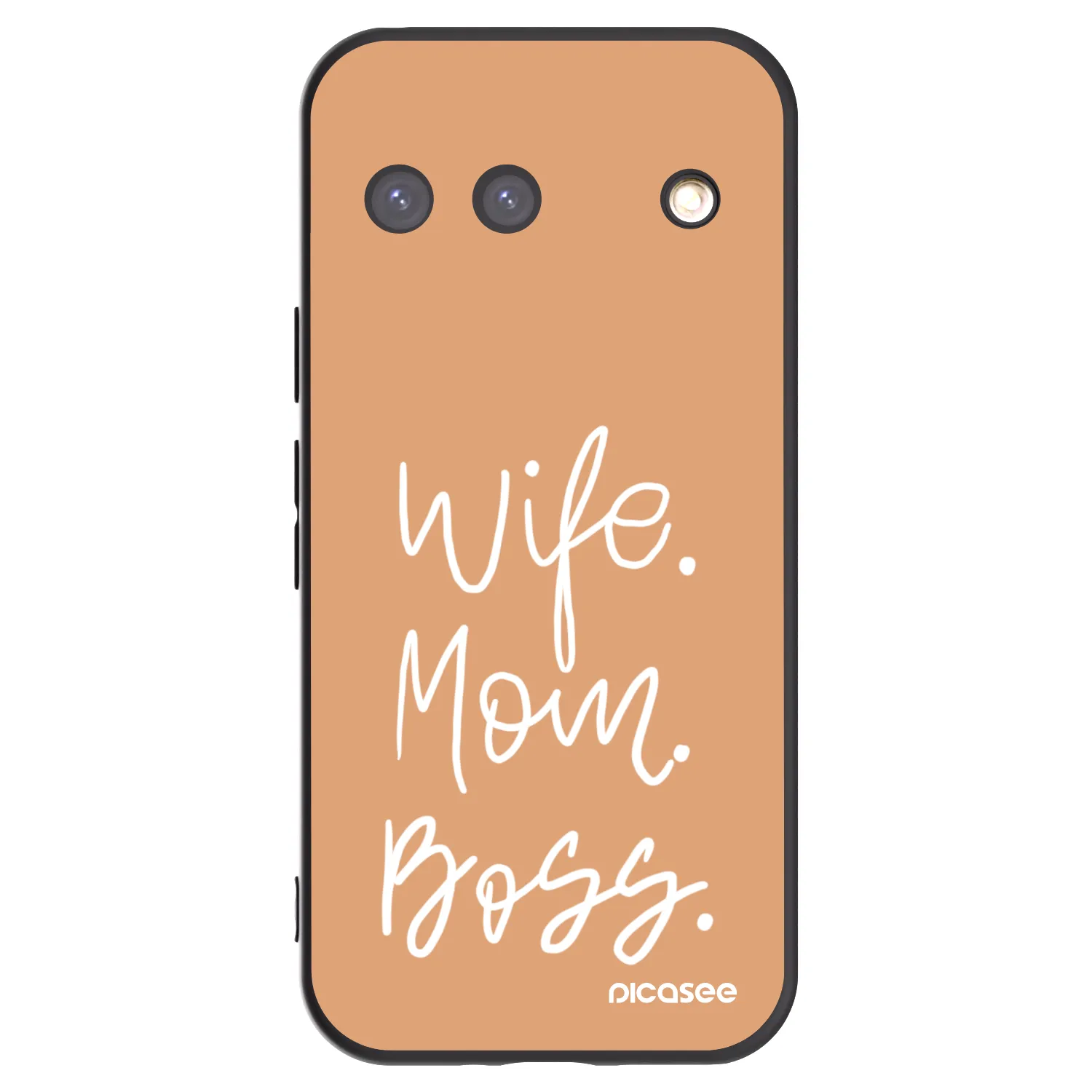 Picasee Μαύρη θήκη σιλικόνης για Google Pixel 9 - Boss Mama