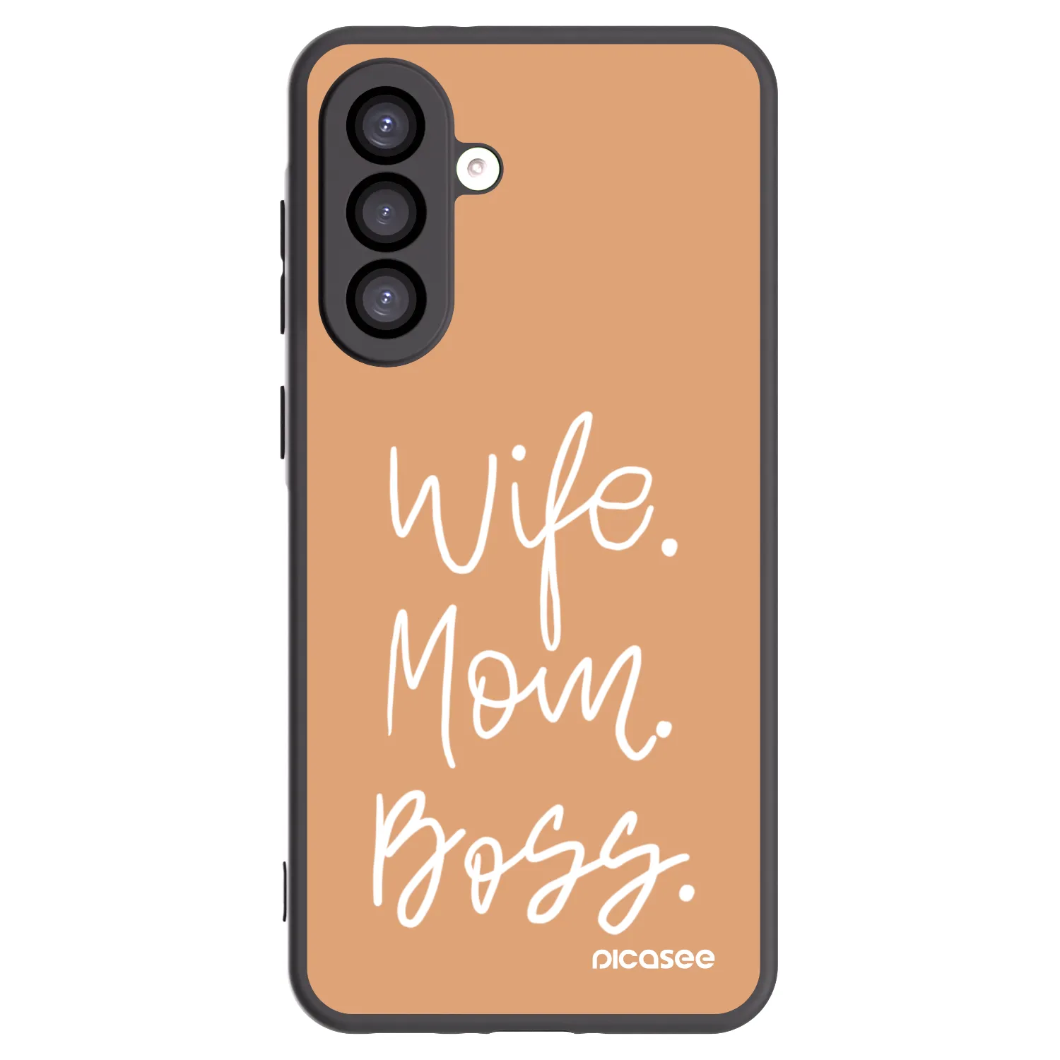 Picasee Μαύρη θήκη σιλικόνης για Samsung Galaxy A26 5G A266B - Boss Mama