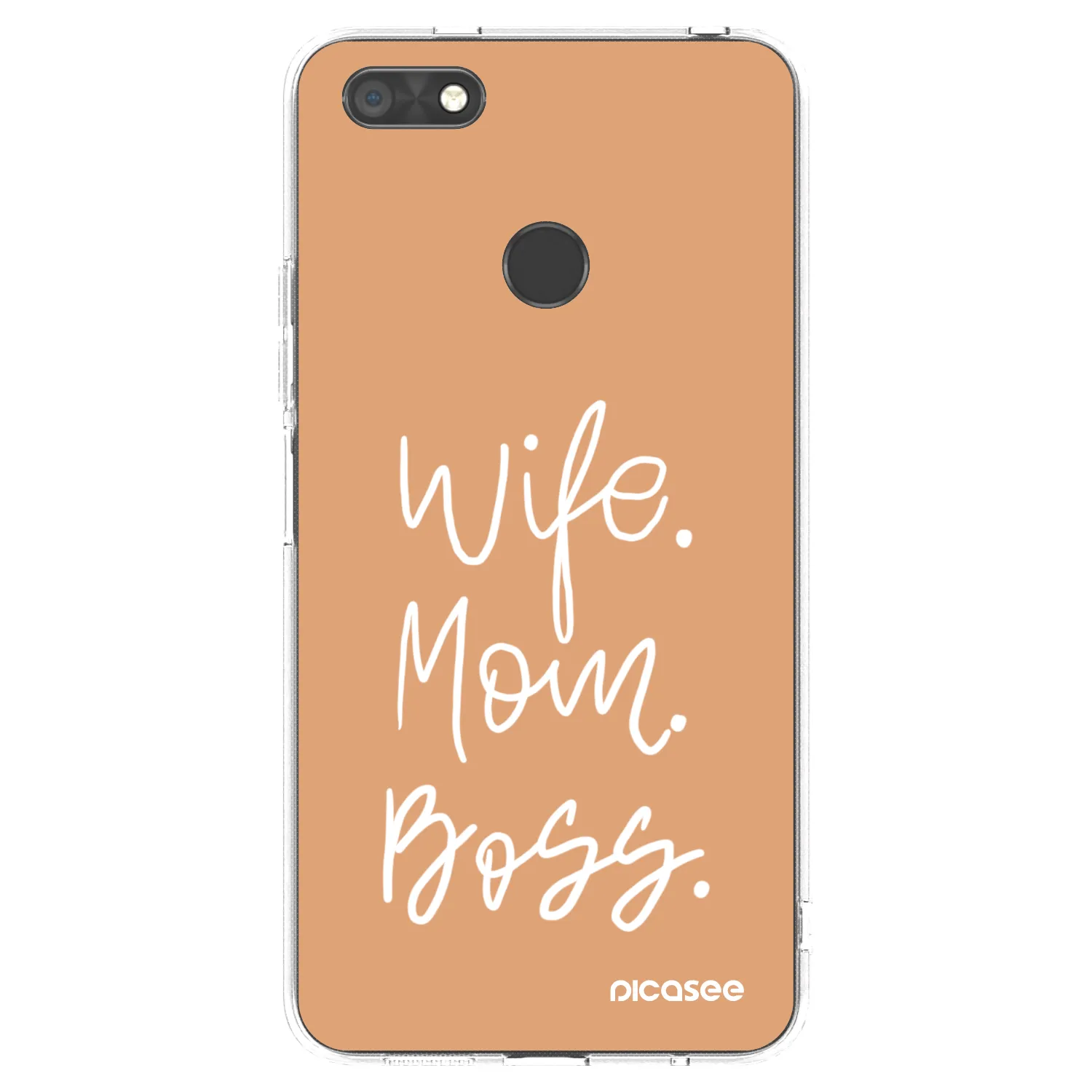 Picasee διαφανής θήκη σιλικόνης Huawei P9 Lite Mini - Boss Mama