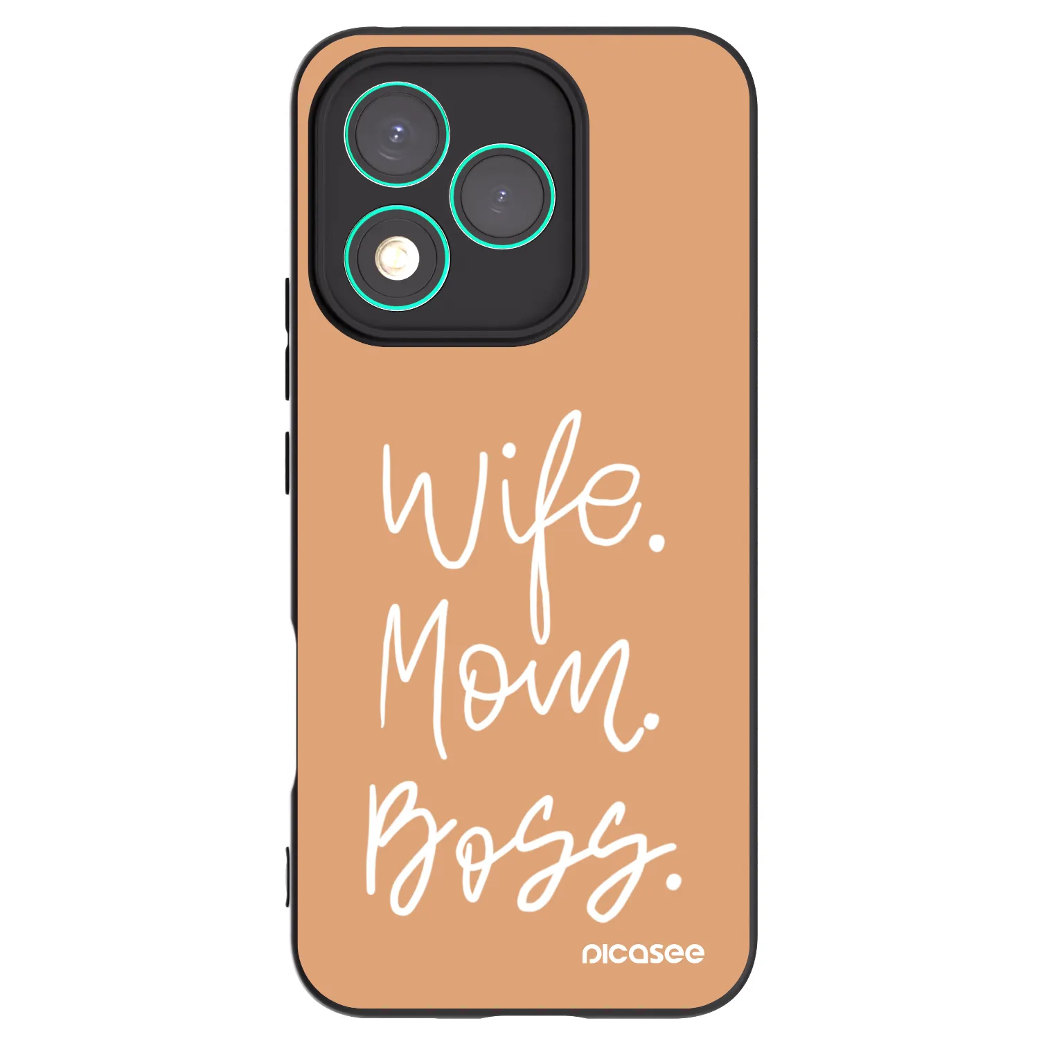 Picasee Μαύρη θήκη σιλικόνης για Honor 400 Lite 5G - Boss Mama