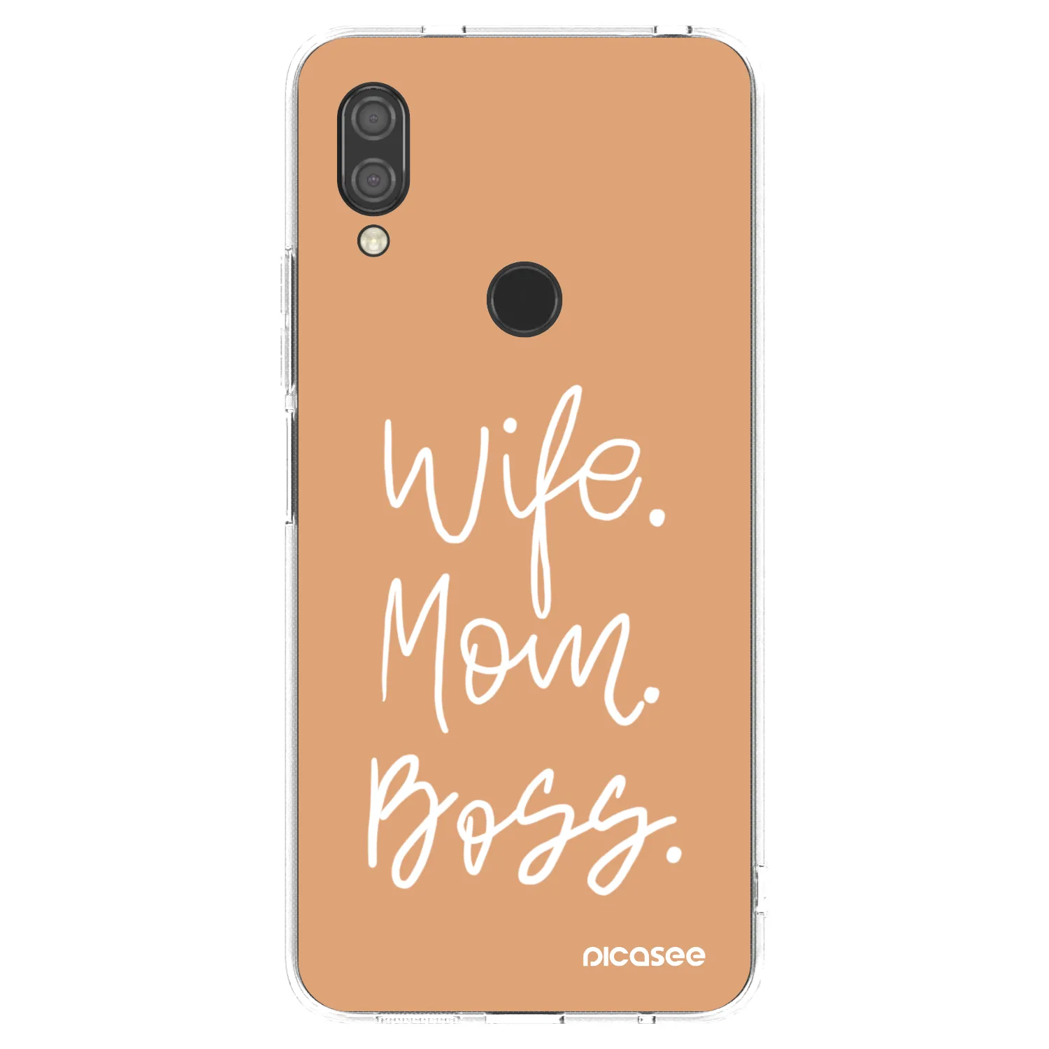 Picasee διαφανής θήκη σιλικόνης Xiaomi Redmi 7 - Boss Mama