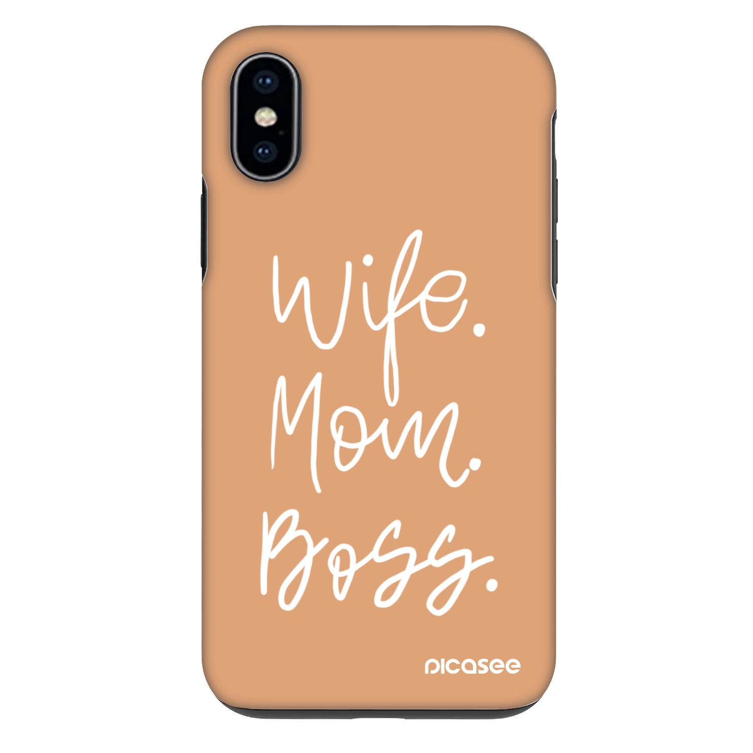 Picasee Fashion Case για Apple iPhone X/XS - Boss Mama