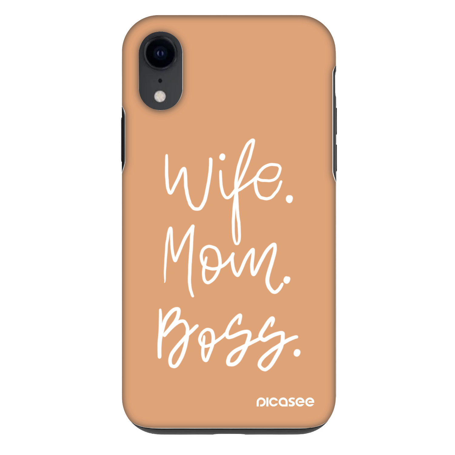 Picasee Fashion Case για Apple iPhone XR - Boss Mama