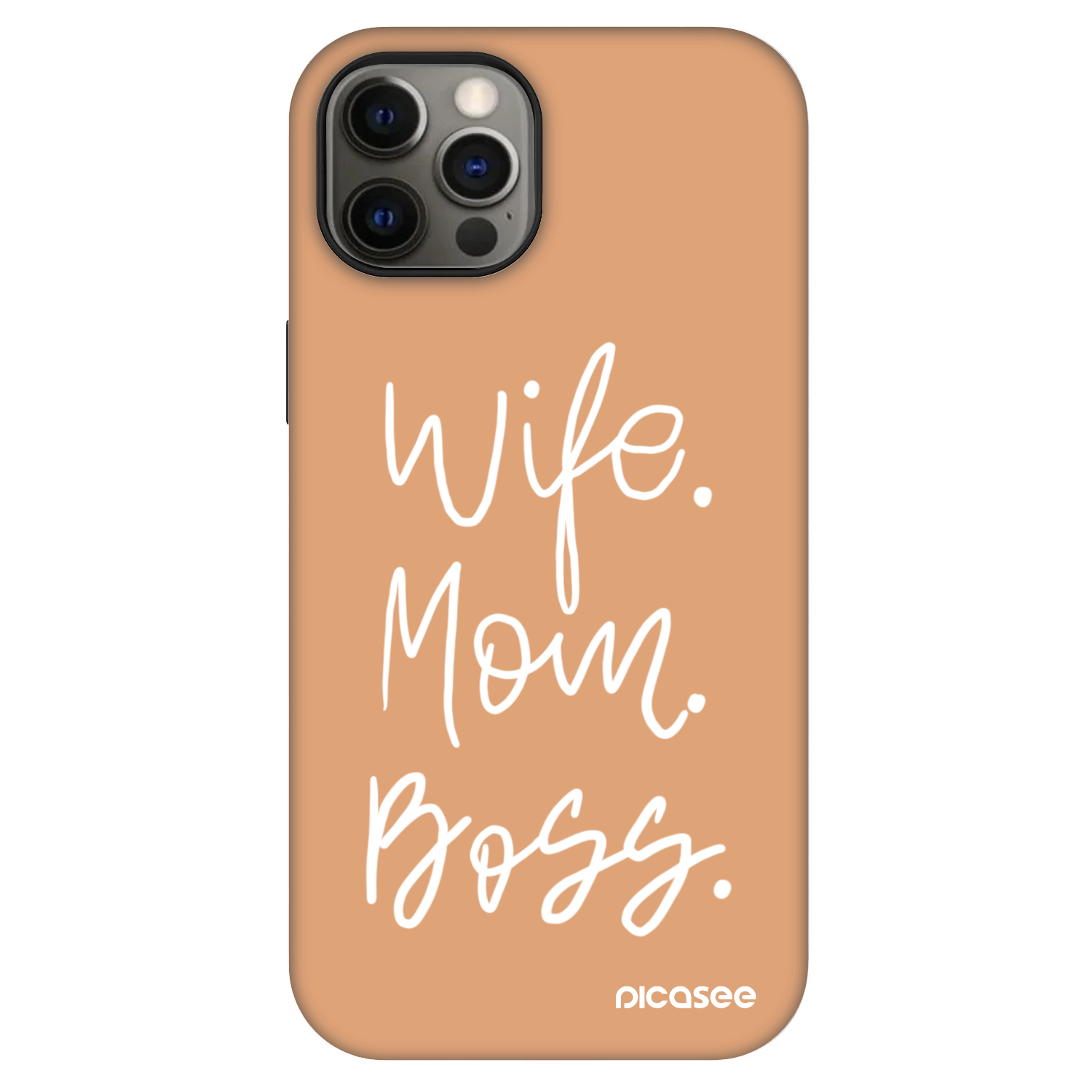 Picasee Fashion Case MagSafe για Apple iPhone 12 - Boss Mama