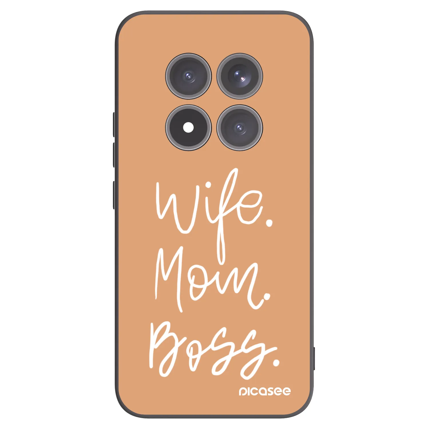 Picasee Μαύρη θήκη σιλικόνης για Xiaomi Redmi Note 15 Pro+ - Boss Mama