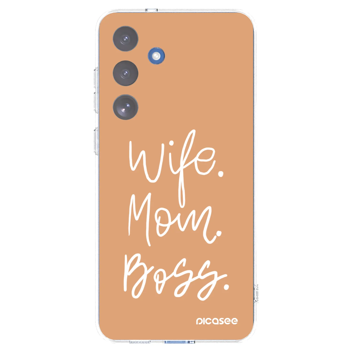 Picasee διαφανής θήκη σιλικόνης Samsung Galaxy S25 FE 5G - Boss Mama
