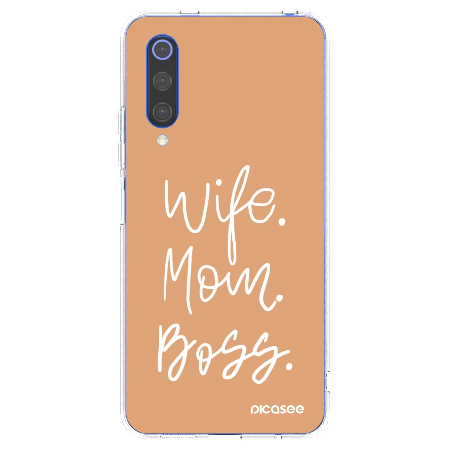 Picasee διαφανής θήκη σιλικόνης Xiaomi Mi 9 SE - Boss Mama