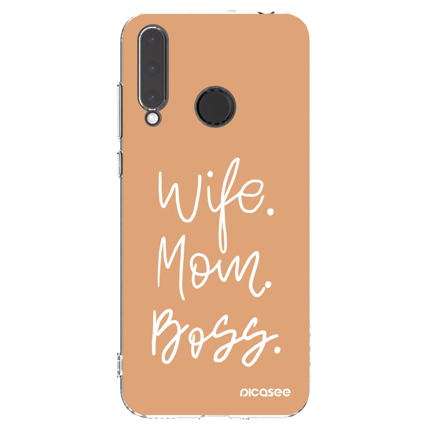 Picasee διαφανής θήκη σιλικόνης Honor 20 Lite - Boss Mama