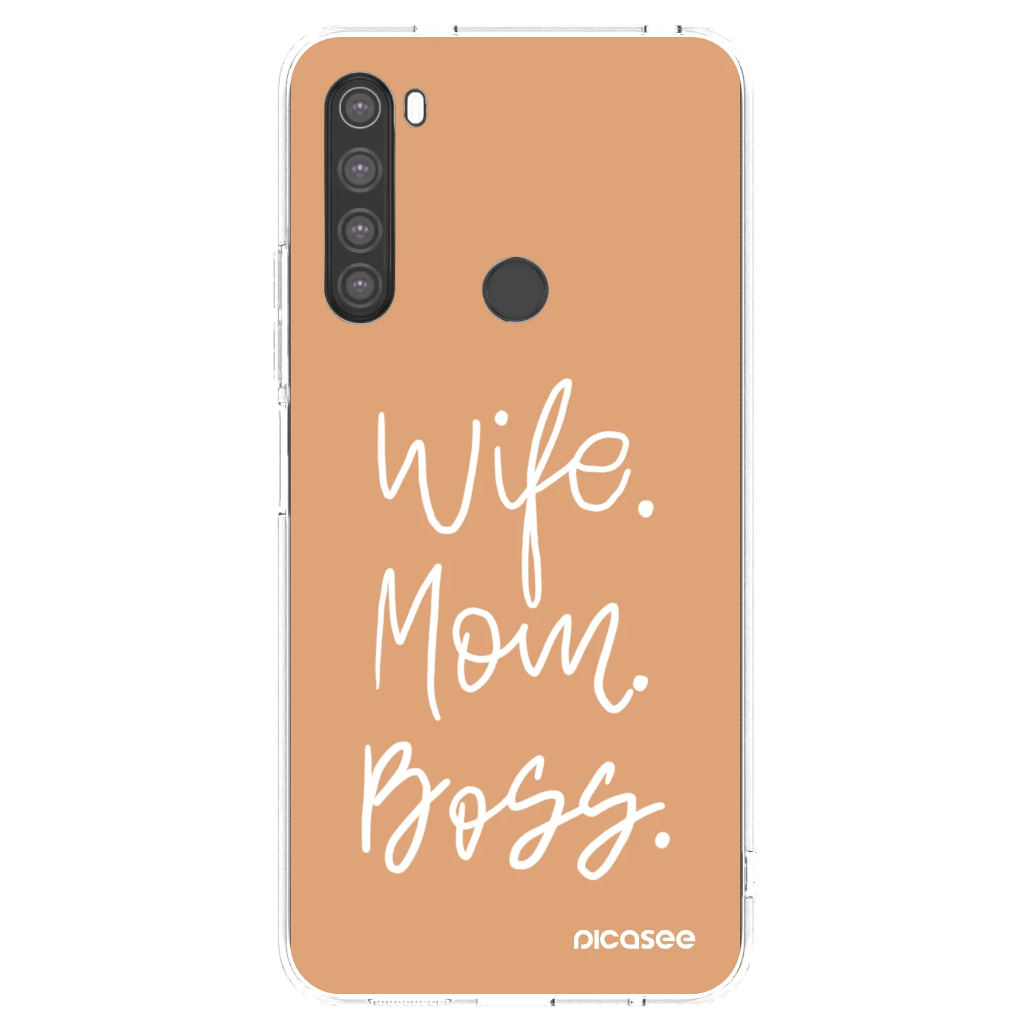 Picasee διαφανής θήκη σιλικόνης Xiaomi Redmi Note 8 - Boss Mama