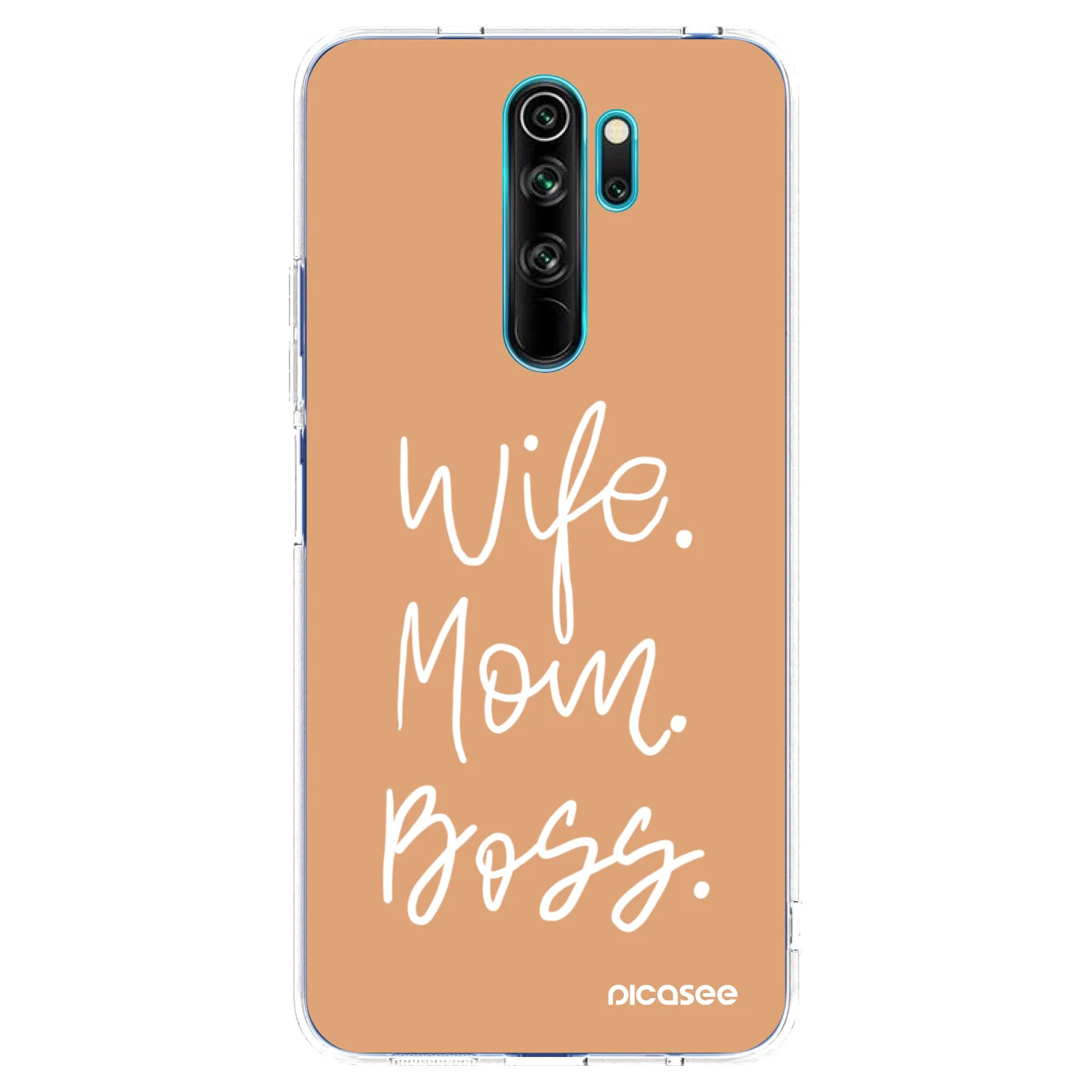 Picasee διαφανής θήκη σιλικόνης Xiaomi Redmi Note 8 Pro - Boss Mama
