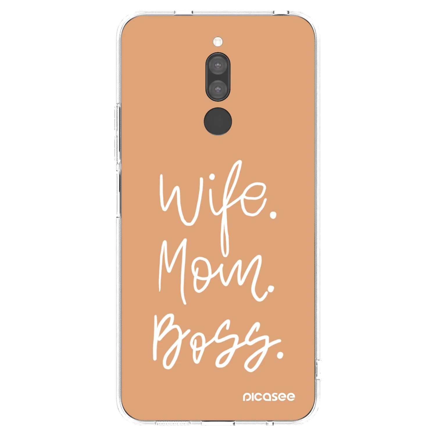 Picasee διαφανής θήκη σιλικόνης Xiaomi Redmi 8 - Boss Mama