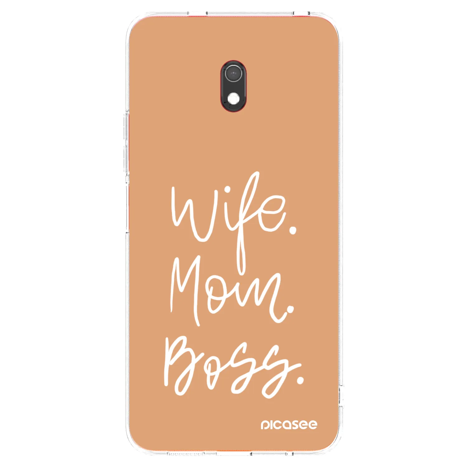 Picasee διαφανής θήκη σιλικόνης Xiaomi Redmi 8A - Boss Mama