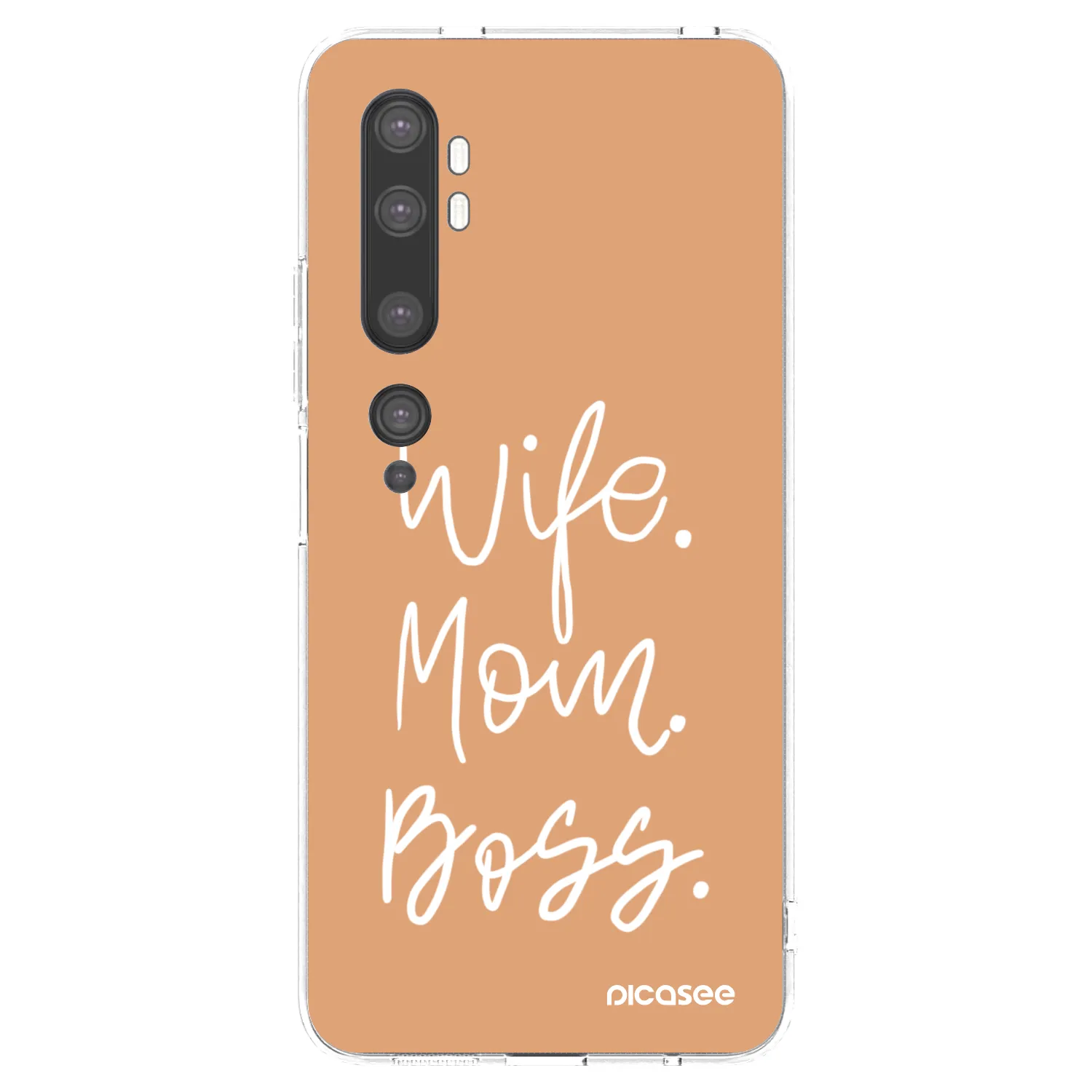 Picasee διαφανής θήκη σιλικόνης Xiaomi Mi Note 10 (Pro) - Boss Mama