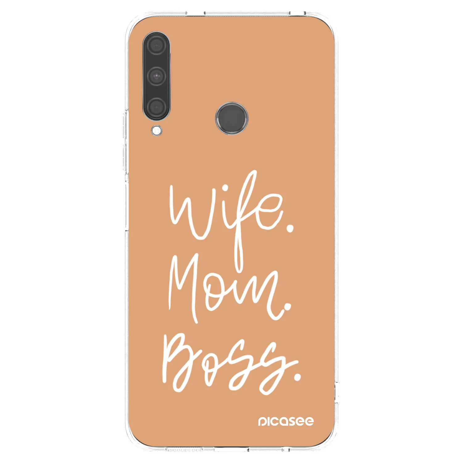 Picasee διαφανής θήκη σιλικόνης Huawei P40 Lite E - Boss Mama