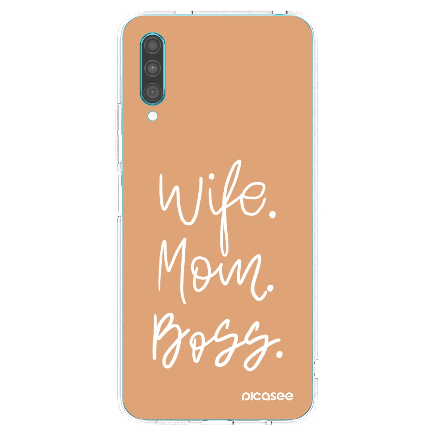 Picasee διαφανής θήκη σιλικόνης Samsung Galaxy A30s A307F - Boss Mama