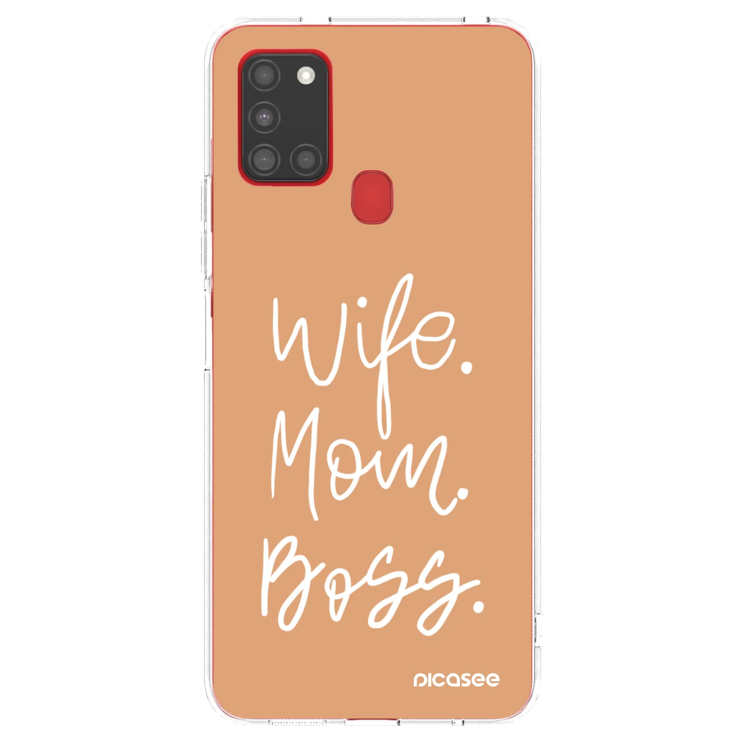 Picasee διαφανής θήκη σιλικόνης Samsung Galaxy A21s - Boss Mama
