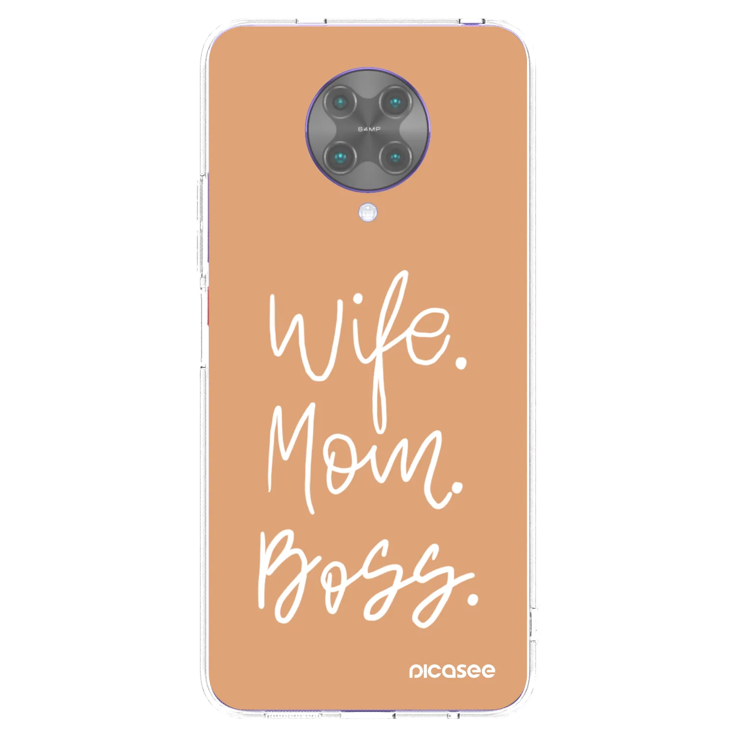 Picasee διαφανής θήκη σιλικόνης Xiaomi Poco F2 Pro - Boss Mama