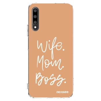 Picasee διαφανής θήκη σιλικόνης Honor 9X Pro - Boss Mama