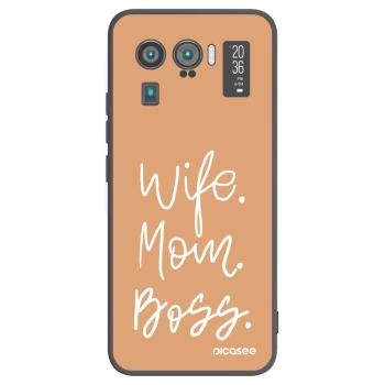 Picasee Μαύρη θήκη σιλικόνης για Xiaomi Mi 11 Ultra - Boss Mama