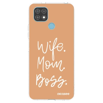 Picasee διαφανής θήκη σιλικόνης Realme C21 - Boss Mama