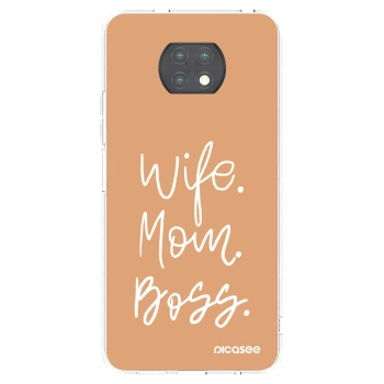 Picasee διαφανής θήκη σιλικόνης Xiaomi Redmi Note 9T - Boss Mama