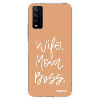 Picasee διαφανής θήκη σιλικόνης Vivo Y11s - Boss Mama