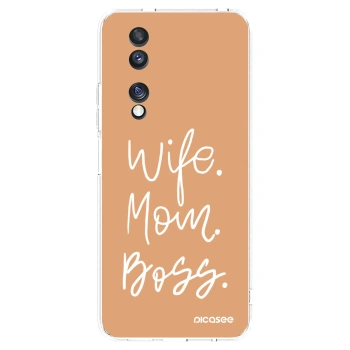 Picasee διαφανής θήκη σιλικόνης Honor 70 - Boss Mama