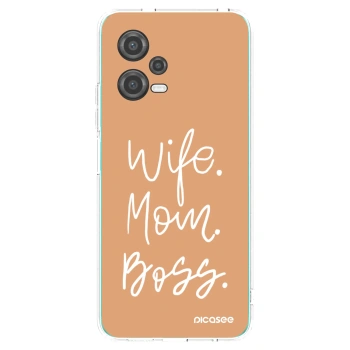 Picasee διαφανής θήκη σιλικόνης Xiaomi Poco X5 - Boss Mama