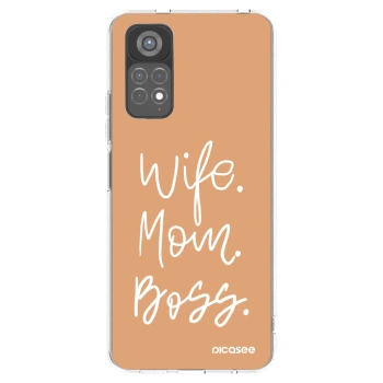 Picasee διαφανής θήκη σιλικόνης Xiaomi Redmi Note 11S 5G - Boss Mama