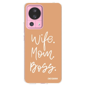 Picasee διαφανής θήκη σιλικόνης Xiaomi 13 Lite - Boss Mama