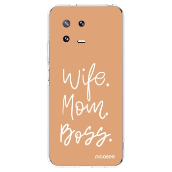 Picasee διαφανής θήκη σιλικόνης Xiaomi 13 Pro - Boss Mama