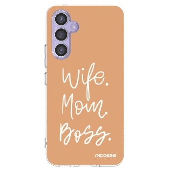 Picasee διαφανής θήκη σιλικόνης Samsung Galaxy A54 5G A546B - Boss Mama