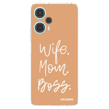 Picasee διαφανής θήκη σιλικόνης Xiaomi Poco F5 - Boss Mama