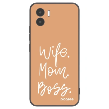 Picasee Μαύρη θήκη σιλικόνης για Xiaomi Redmi A2 - Boss Mama
