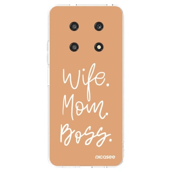 Picasee διαφανής θήκη σιλικόνης Honor Magic4 Lite 5G - Boss Mama
