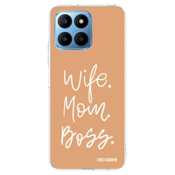 Picasee διαφανής θήκη σιλικόνης Honor 70 Lite - Boss Mama