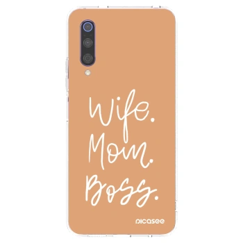 Picasee διαφανής θήκη σιλικόνης Xiaomi Mi 9 - Boss Mama