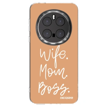 Picasee διαφανής θήκη σιλικόνης Honor Magic7 Pro 5G - Boss Mama