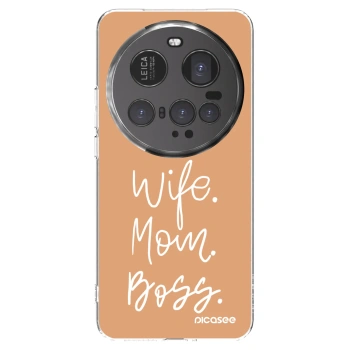 Picasee διαφανής θήκη σιλικόνης Xiaomi 15 Ultra - Boss Mama