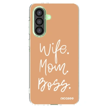 Picasee διαφανής θήκη σιλικόνης Samsung Galaxy A26 5G A266B - Boss Mama