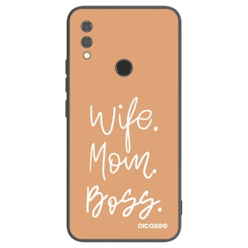 Picasee Μαύρη θήκη σιλικόνης για Xiaomi Redmi Note 7 - Boss Mama